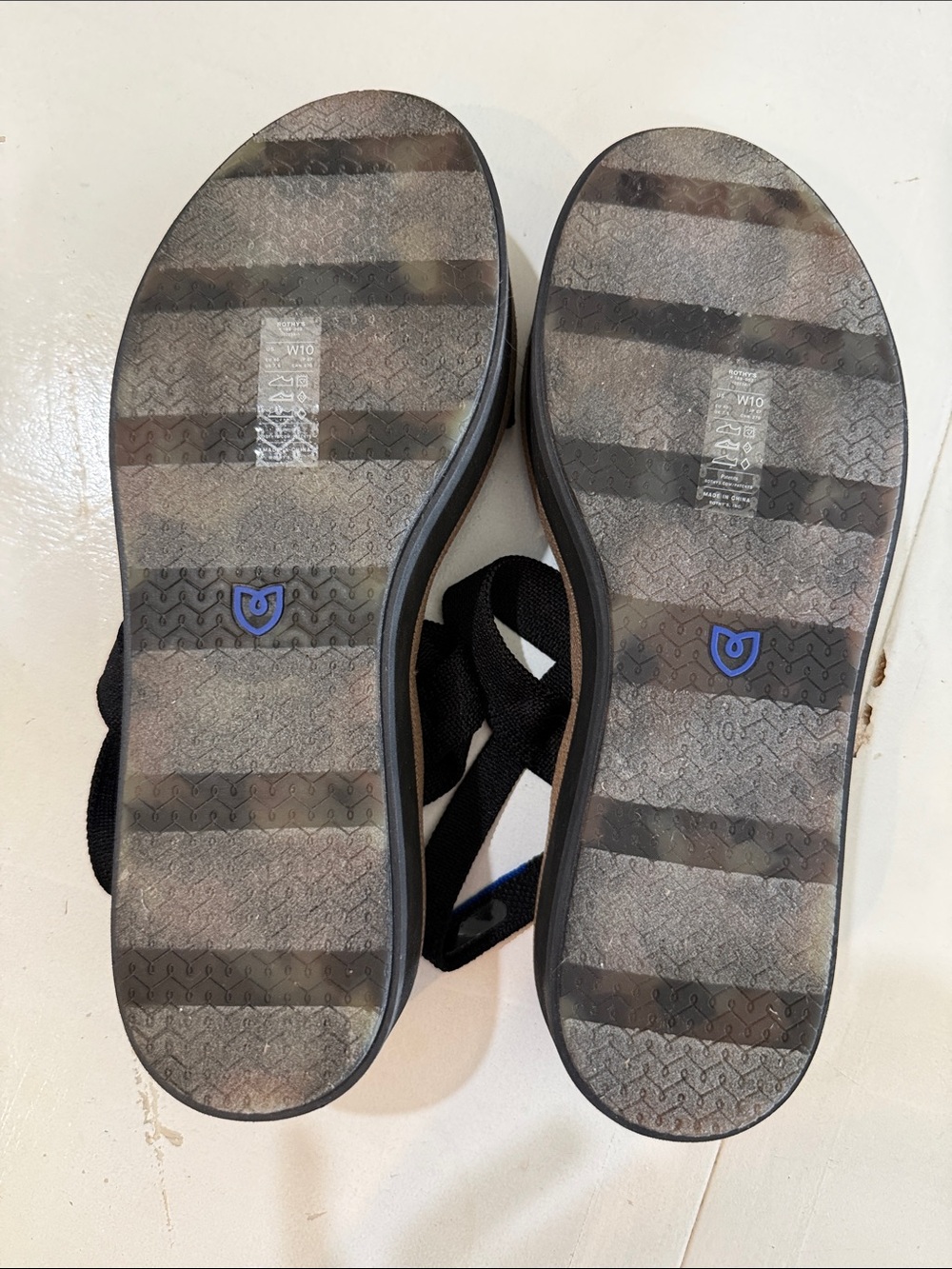 New Rothy's Slingback Platform Wedge Sandal - Picture 6 of 10